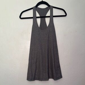 Lululemon Athletica Gray Racerback Tank Top